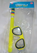 Yellow Hoot Snorkel and Mask Set