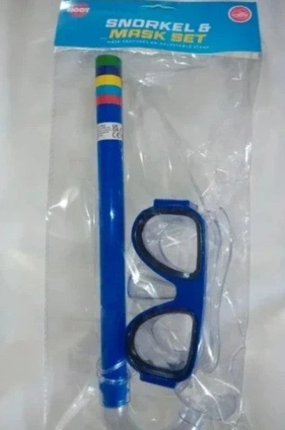 Blue Hoot Snorkel and Mask Set