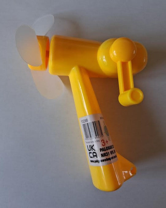 Hand Held Wind Up Fans - No Batteries Required