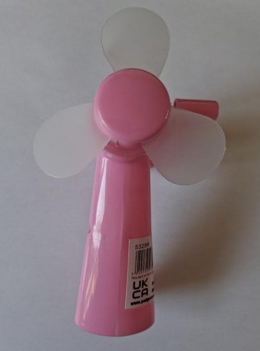 Hand Held Wind Up Fans - No Batteries Required