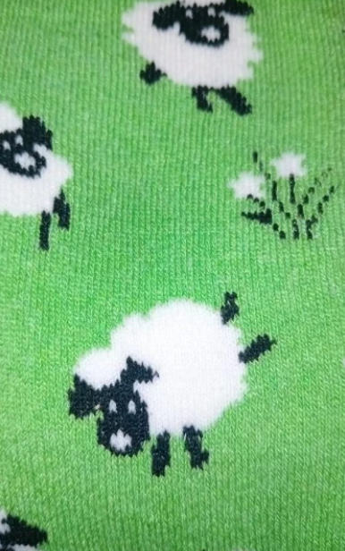 Feathers and Fluff - Sheep Wellington boots Socks