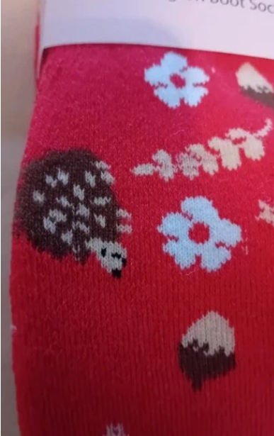 Feathers and Fluff - Hedgehog Wellington boots Socks